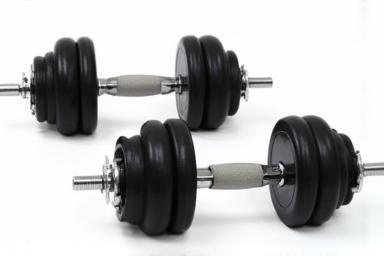 Adjustable dumbbell set for home gym